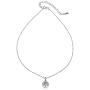 GemStar USA Sterling Silver Polished Tree of Life Dainty Choker Necklace