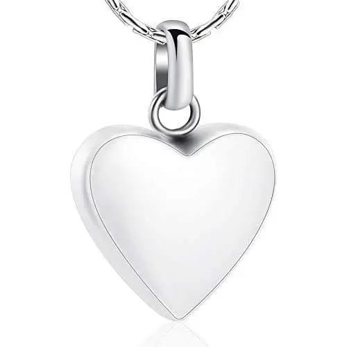 constantlife Cremation Jewelry Memorial Urn Necklace for Ashes Love Heart Pendant Stainless Steel Ashes Holder Personalized Customization Engravable Keepsake constantlife Cremation Jewelry Memorial Urn Necklace for Ashes Love Heart Pendant Stainless Steel Ashes Holder Personalized Customization Engravable Keepsake