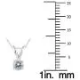 AGS Certified 1/4 Carat Round Diamond Solitaire Pendant in 14K White Gold (K-L Color, I2-I3 Clarity) AGS Certified 1/4 Carat Round Diamond Solitaire Pendant in 14K White Gold (K-L Color, I2-I3 Clarity)