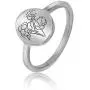 YeGieonr Handmade Flower Signet Ring -18K Gold Ring-Minimalistic Statement Ring with Botanical Engraved- Delicate Personalized Jewelry Gift for Women/Girls