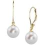 Freshwater Cultured Pearl Earrings for Women with 14K Gold Leverbacks in AAAA Quality - THE PEARL SOURCE