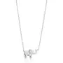 Sterling Silver Elephant Necklace, 18''