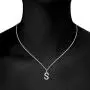 925 Sterling Silver Chain Letter Necklaces for Women |Cubic Zirconia 14K White Gold Plated A Initial Necklace for Women Men Girls Gifts 925 Sterling Silver Chain Letter Necklaces for Women |Cubic Zirconia 14K White Gold Plated A Initial Necklace for Women Men Girls Gifts