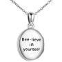 WINNICACA Sterling Silver Locket Necklaces Bee/Turtle/Butterfly Pendant Locket Jewelry Gifts for Women Teens Birthday