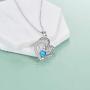 ONEFINITY Sister Necklaces 925 Sterling Silver Always My Sister Forever My Friend Necklace for Women Sister Love Heart Pendant Gift Jewelry
