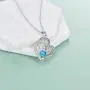 ONEFINITY Sister Necklaces 925 Sterling Silver Always My Sister Forever My Friend Necklace for Women Sister Love Heart Pendant Gift Jewelry
