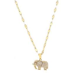 SWJEWEL Sunflower Necklace for Women 18k Gold Plated CZ Stainless Steel You are My Sunshine Girl Pendant Charm Necklace