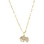 SWJEWEL Sunflower Necklace for Women 18k Gold Plated CZ Stainless Steel You are My Sunshine Girl Pendant Charm Necklace