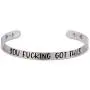 Inspirational Cuff Bracelet Bangle Keep Going Motivational Mantra Quote Stainless Steel Engraved Best Friend Sister Gift for Women Teen Girls with Hidden Message Inspirational Cuff Bracelet Bangle Keep Going Motivational Mantra Quote Stainless Steel Engraved Best Friend Sister Gift for Women Teen Girls with Hidden Message