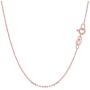 14k Rose Gold Cable Link Chain Necklace, 1.1mm