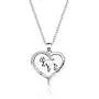 FAADBUK Moose Jewelry I Moose You Long Distance Relationship Gift Moose Charm Necklace for Women Girls Going Away Gift BFF Gift