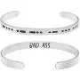 Joycuff Morse Code Bracelets for Women Mom Inspirational Mantra Cuff Bangle Friend Encouragement Gifts for Her BBF