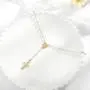 Woeoe Bohe Pearls Layered Rosary Necklace Gold Coin Pendants Cross Religious Necklaces Chain Beach Y Shape Angel Necklace Jewelry for Women and Girls