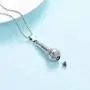 mingkejw Microphone Stainless Steel Cremation Jewelry for Ashes Urn Necklaces Keepsake Memorial Lockets Pendants for Human Ashes mingkejw Microphone Stainless Steel Cremation Jewelry for Ashes Urn Necklaces Keepsake Memorial Lockets Pendants for Human Ashes