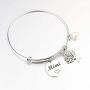 BEKECH Mimi Bracelet Grandma Mimi Charm Expandable Wire Bangle Mimi Jewelry Grandmother Gift for Family Mimi Nana Nonna