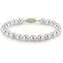 The Pearl Source 14K Gold 7-8mm AAAA Quality Round White Freshwater Cultured Pearl Bracelet for Women The Pearl Source 14K Gold 7-8mm AAAA Quality Round White Freshwater Cultured Pearl Bracelet for Women