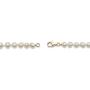 14K Yellow Gold over Sterling Silver Round Genuine Cultured Freshwater Pearl 3 Piece Pearl Set, 18 inches