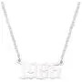 RTY Stainless Steel Birth Year Necklace Initial Year Number Pendant Necklace, 18k Gold Wedding Date Necklace Friendship Jewelry