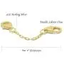 FRONAY 14k Gold Plated Pendant Necklace Bracelet Anklet Chain Extender 2'' (Sterling Silver) FRONAY 14k Gold Plated Pendant Necklace Bracelet Anklet Chain Extender 2'' (Sterling Silver)