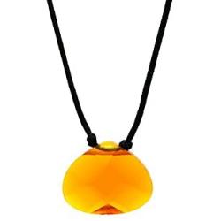 Lucky Feather Color Power Chakra Necklace - 7 Rainbow Teardrop Pendant Chakra Stones on 16” Cord - Ideal Yoga Gifts to Represent Your Spiritual Being