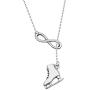 AKTAP Skating Gifts Figure Skating Y Necklace Skater Jewelry for Skate Coach Skate Lover Ice Skating Gift for Women Girls