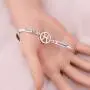 CENWA Constellation Bracelet Zodiac Jewelry 12 Zodiac Zircon Bracelet Enjoy Life Be Yourself Zircon Birthday Gift for Women Girls