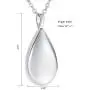 Engraved Teardrop Urn Necklace for Ashes Simple Cremation Keepsakes Memorial Cremation Jewelry for Loved One Engraved Teardrop Urn Necklace for Ashes Simple Cremation Keepsakes Memorial Cremation Jewelry for Loved One