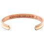 LIUANAN Inspirational Bracelets for Women Engraved Bracelet Gifts for Her Women Cuff Bangle