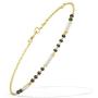 CaratLane Latika Mangalsutra Diamond Bracelets for Women 0.05 Carat (IJ-Color, SI-Clarity) in 14 K Yellow Gold with Jewelry Gift Box