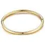 Carffany Polished Round Hinge Tiny Bangle Bracelet 18K Gold Lover Jewelry Valentines Day Wedding Jewelry Gift Carffany Polished Round Hinge Tiny Bangle Bracelet 18K Gold Lover Jewelry Valentines Day Wedding Jewelry Gift