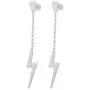 Edforce Stainless Steel Womens Girls Teens Earrings Lightning Bolt Dangle, 60mm/2.4in Edforce Stainless Steel Womens Girls Teens Earrings Lightning Bolt Dangle, 60mm/2.4in