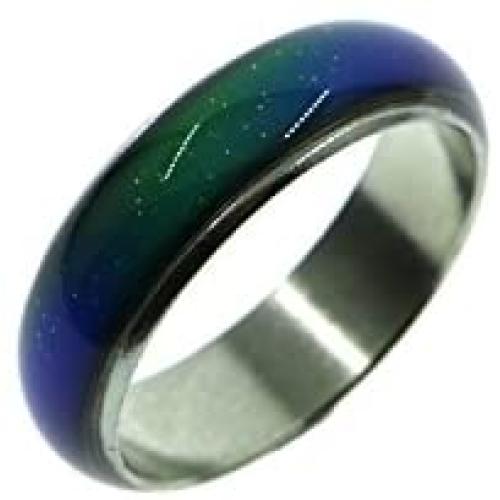 Ms.Iconic 6MM Color Change Emotional Mood Ring Bang