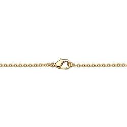 Military Pendant Necklace 14k Gold-Plated 20''