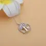 Zuo Bao Giraffe Lover Gift Amethyst Tree of Life Pendant Neckalce with Giraffe Charm Healing Jewelry Gift for Family