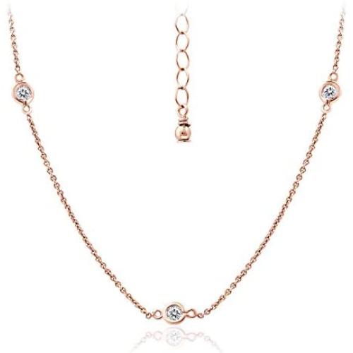 Michael Zweig 925 Sterling Silver Swarovski Zirconia Necklace
