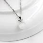 Simulated Cats Eye Apple Pendant Necklace Thanksgiving Day Gifts for Women Girls ZY042