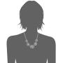 Lucky Brand Womens Floral Collar Necklace