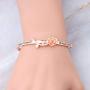 HOLLP The Originals Inspired Jewelry Vampire Girl Rose Bracelet Team Damon Since 1864 Bracelet Gift for TV Fans