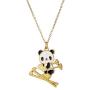 Winssi Lovely Skiing Panda Necklace Great Gift for Panda Lovers Animal Jewelry