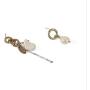 Fashion Drop Earrings Jewelry Earrings In Sterling Silver & Brass Set For Women Girls,For Birthday/Party/Christmas/Friendship Gifts