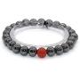Drkao 2 Packaging Red Bead Magnetic Bracelet Immunity Migraine Relief Anxiety Relief Anxiety Bracelet