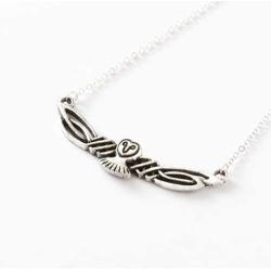 HAQUIL Owl Jewelry Celtic Owl Pendant Chain Necklace for Men and Women