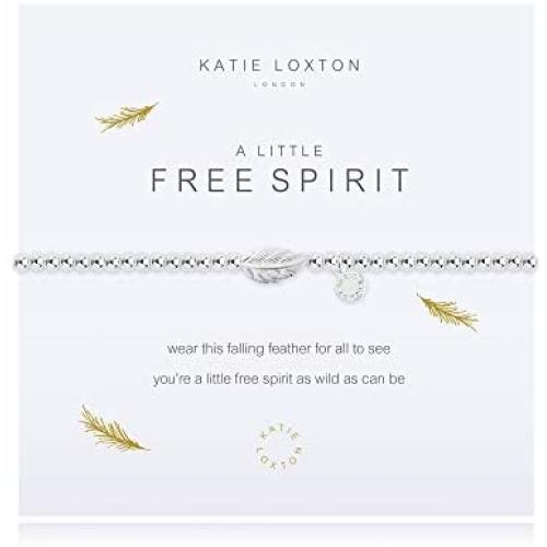 Katie Loxton a Little Mantras Womens Stretch Adjustable Band Fashion Charm Bracelet