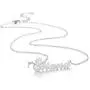RWQIAN Gold Plated Personalized Name Necklace with Dainty Pendant Initial Monogram Necklace Stainless Steel Chain Jewelry for Women & Teen Princess Ella Girlfriend Customized