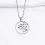 Wolf Medallion Necklace Wolf Head Pendant Necklace keychain Wolf Gifts Wolf School Medallion Gifts Wolf Jewelry