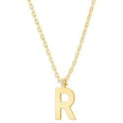 PAVOI 14K Gold Plated Initial Necklace | Letter Necklaces for Women