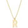 PAVOI 14K Gold Plated Initial Necklace | Letter Necklaces for Women