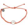 Pura Vida Silver Wave OG Bracelet - Silver Plated Charm, Adjustable Band - 100% Waterproof
