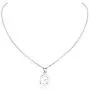 SILVERCUTE 925 Sterling Silver 26 Letters Pendant Cute Choker Chain with Monogram Charm Tiny Initial Necklace for Women Girls, Polished or CZ Style, with Gift Box SILVERCUTE 925 Sterling Silver 26 Letters Pendant Cute Choker Chain with Monogram Charm Tiny Initial Necklace for Women Girls, Polished or CZ Style, with Gift Box