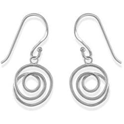 Boma Jewelry Spiral Dangle Earrings